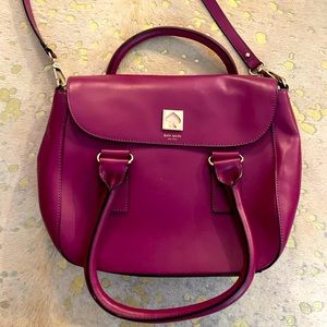 Eggplant colored tote